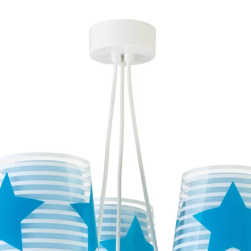 CANDEEIRO DE TECTO 3 LUZES LIGHT FEELING AZUL CANDEEIRO DE TECTO 3 LUZES LIGHT FEELING AZUL