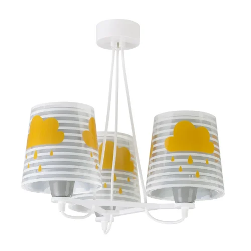 CANDEEIRO DE TECTO 3 LUZES LIGHT FEELING CINZENTO