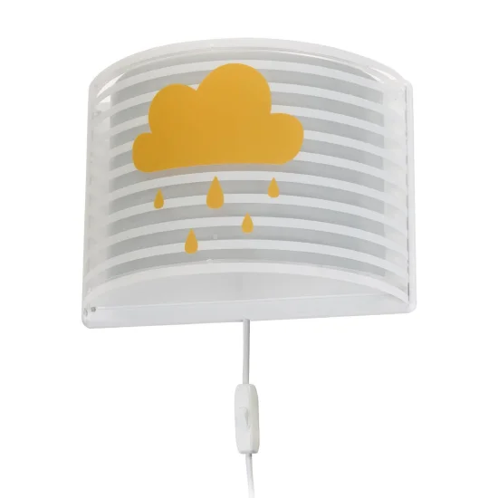 CANDEEIRO DE PAREDE LIGHT FEELING CINZENTO 2