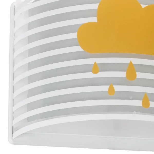 CANDEEIRO DE PAREDE LIGHT FEELING CINZENTO