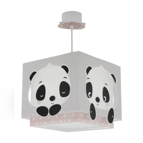 CANDEEIRO DE TECTO PANDA ROSA