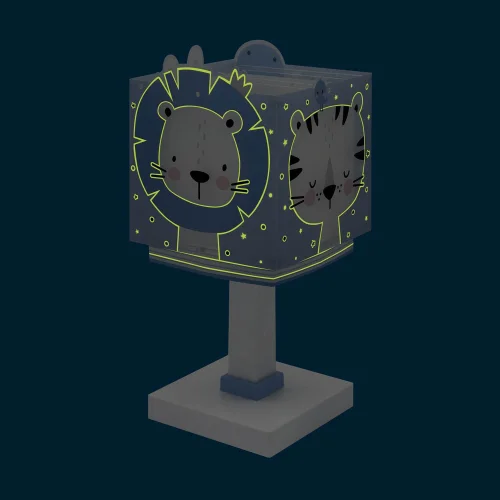 CANDEEIRO DE MESA BABY JUNGLE AZUL