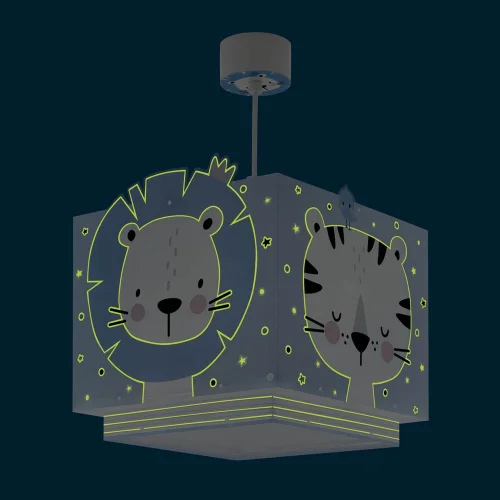 CANDEEIRO DE TECTO BABY JUNGLE AZUL