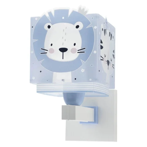 CANDEEIRO DE PAREDE BABY JUNGLE AZUL