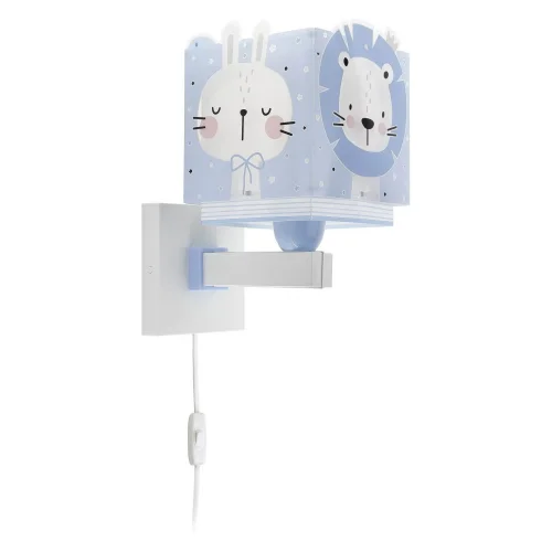 CANDEEIRO DE PAREDE BABY JUNGLE AZUL