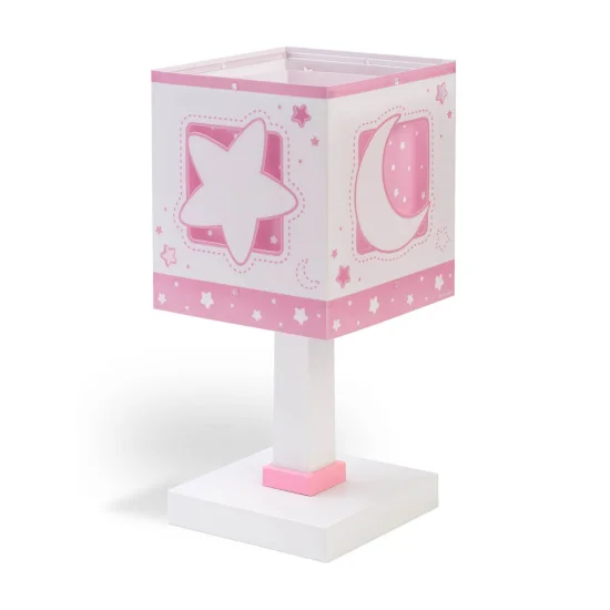 CANDEEIRO DE MESA LUNA ROSA