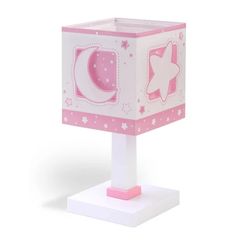CANDEEIRO DE MESA LUNA ROSA