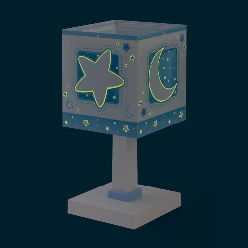 CANDEEIRO DE MESA LUNA AZUL