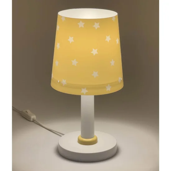 CANDEEIRO DE MESA STAR LIGHT AMARELO 2