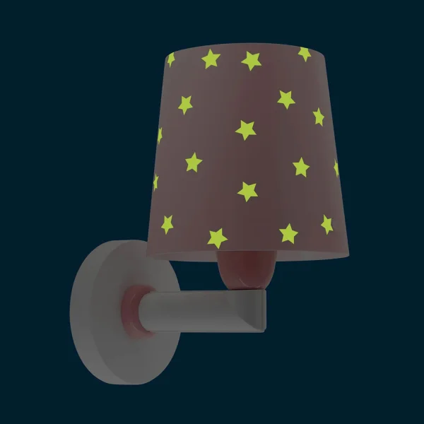 CANDEEIRO DE PAREDE STAR LIGHT ROSA
