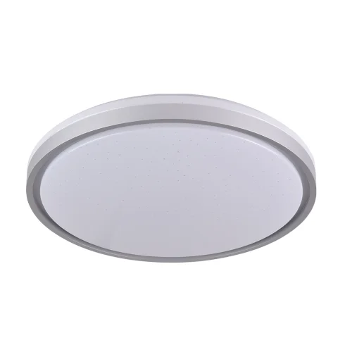 PLAFON LED 58W REGULÁVEL BRANCO PRATA CIRCULAR TELLUS