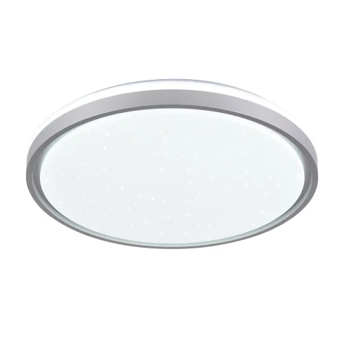 PLAFON LED 58W REGULÁVEL BRANCO PRATA CIRCULAR TELLUS