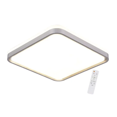 PLAFON LED 78W REGULÁVEL BRANCO PRATA QUADRADO TELLUS PLAFON LED 78W REGULÁVEL BRANCO PRATA QUADRADO TELLUS