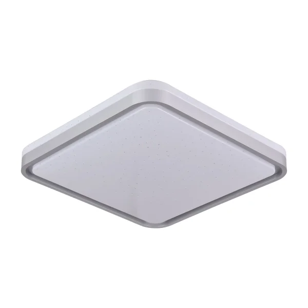 PLAFON LED 78W REGULÁVEL BRANCO PRATA QUADRADO TELLUS PLAFON LED 78W REGULÁVEL BRANCO PRATA QUADRADO TELLUS