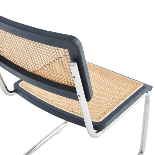 CADEIRA WEBSTER PRETO RATTAN PL