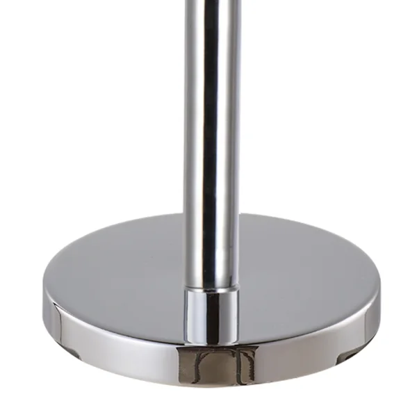 CANDEEIRO DE MESA 1 LUZ VIDRO EXTERIOR TRANSPARENTE VIDRIO INTERIOR BRANCO Ø16,5 NOLINA