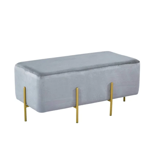 PUFF RECTANGULAR GRIS WOLK