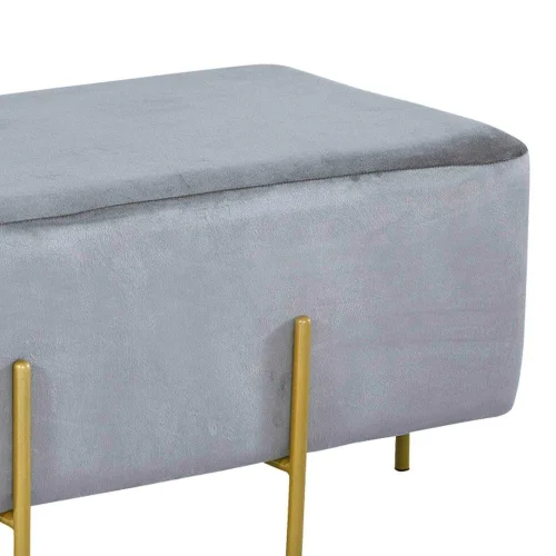 PUFF RECTANGULAR GRIS WOLK