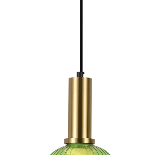 CANDEEIRO DE TECTO 1 CANDEEIRO COM ABAJUR VERDE E27 SHELBY