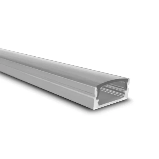 PERFIL DE ALUMÍNIO PARA FITA DE LED PARA SUPERFÍCIE COM TAMPA TRANSPARENTE 17x7mm