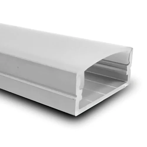 PERFIL DE ALUMÍNIO PARA A SUPERFÍCIE DA FITA DUPLA DE LED 23,5x9,7mm