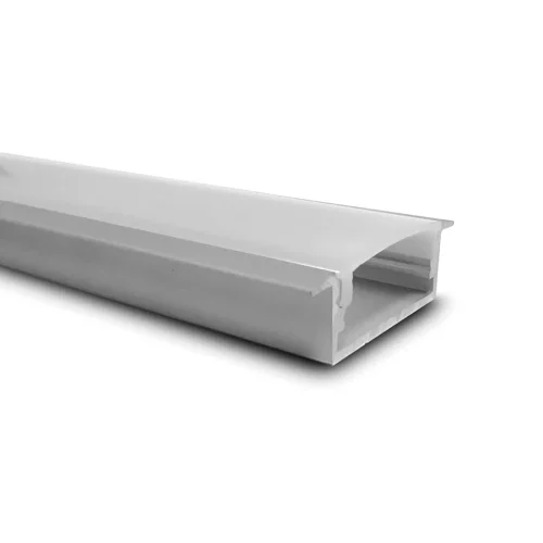 PERFIL DE ALUMÍNIO PARA TIRAS DUPLAS DE LED DE ENCASTRAR 23,5x9,7mm PERFIL DE ALUMÍNIO PARA TIRAS DUPLAS DE LED DE ENCASTRAR 23,5x9,7mm
