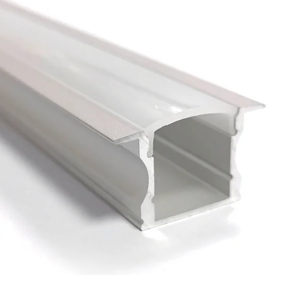 PERFIL DE ALUMÍNIO PARA TIRAS DE LED ENCASTRADAS 17,2x14,5mm