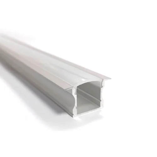 PERFIL DE ALUMÍNIO PARA TIRAS DE LED ENCASTRADAS 17,2x14,5mm