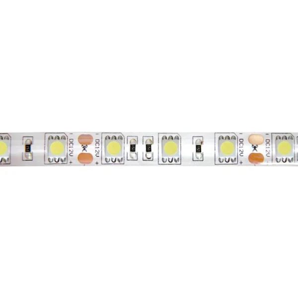 FITA LED 12V DC 15W 60LED 1M LUZ BRANCA 2700K IP44
