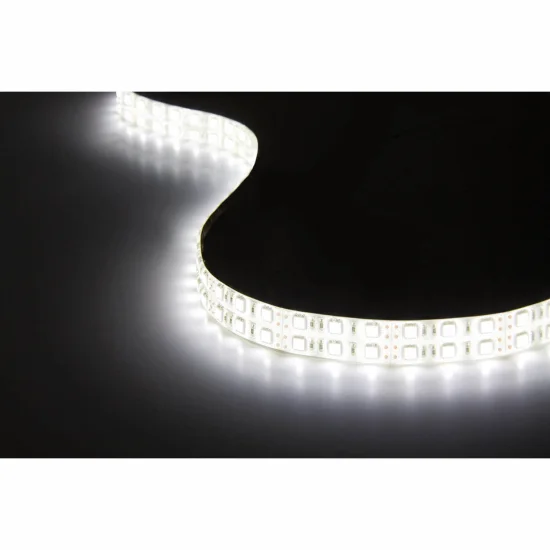 FITA LED DUPLO 12V DC 30W 120LED 1M LUZ BRANCA 6500K IP20