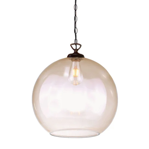 VIDRO ÂMBAR LOGAN LÂMPADA TETO