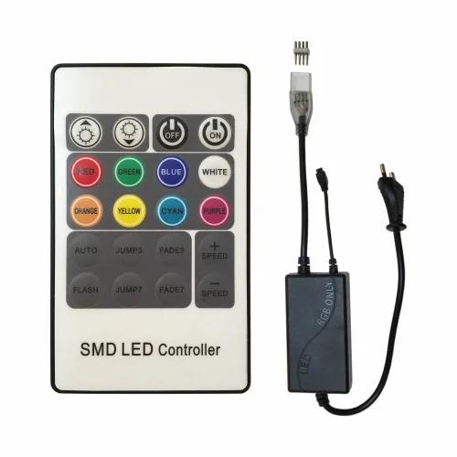 RECTIFICADOR DE POTÊNCIA DE 220V COM TOMADA RGB ATÉ 50M COM CONTROLO REMOTO