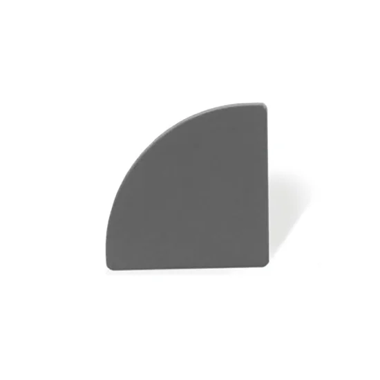 TAMPA PARA PERFIL DE CANTO 90º CINZA