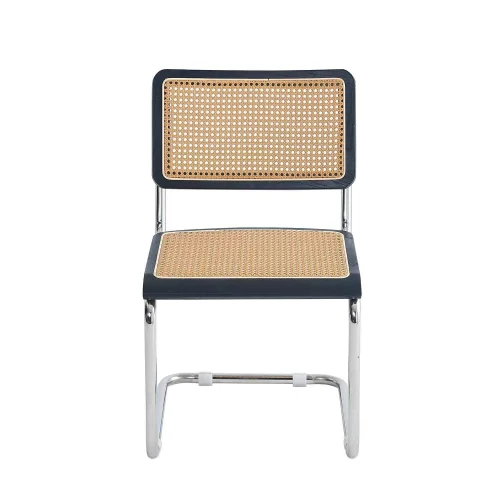 CADEIRA WEBSTER PRETO RATTAN PL