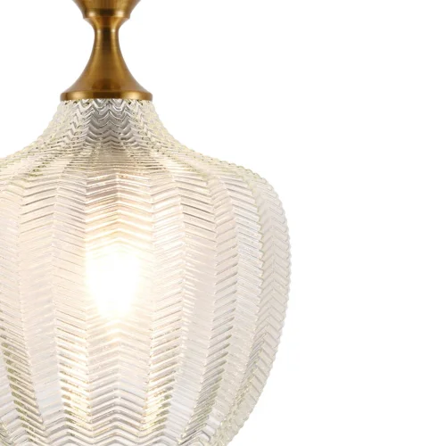 CANDEEIRO DE TECTO DE CRISTAL BRANCO Ø 26 CM ROGAN