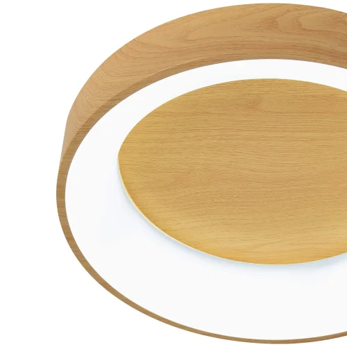 LÂMPADA DE TECTO DE 64 W LED REGULÁVEL COM BOTÃO DE CONTROLO DE IMITAÇÃO DE MADEIRA HARALD