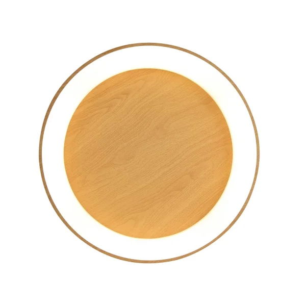 LÂMPADA DE TECTO DE 64 W LED REGULÁVEL COM BOTÃO DE CONTROLO DE IMITAÇÃO DE MADEIRA HARALD