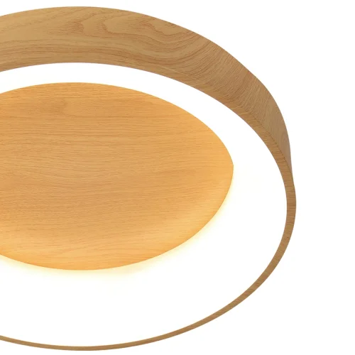 LÂMPADA DE TECTO DE 64 W LED REGULÁVEL COM BOTÃO DE CONTROLO DE IMITAÇÃO DE MADEIRA HARALD