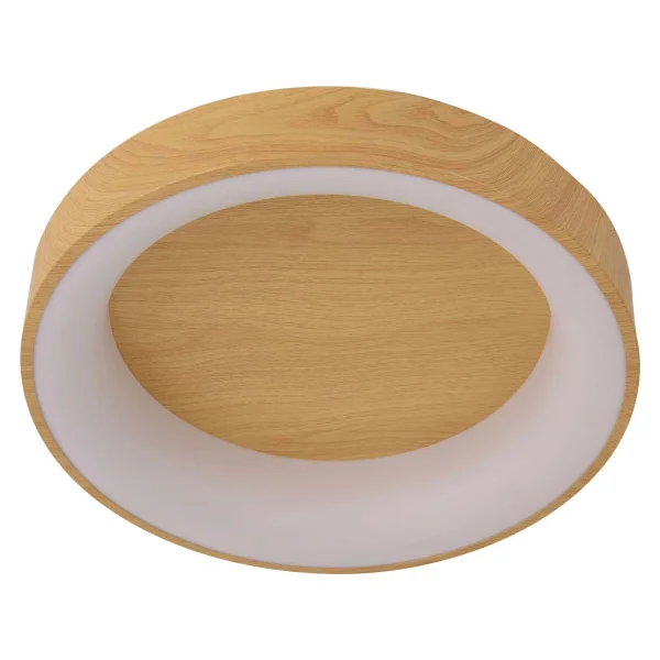 PLAFON LED 96 W REGULÁVEL COM BOTÃO DE COMANDO DE IMITAÇÃO DE MADEIRAHARALD