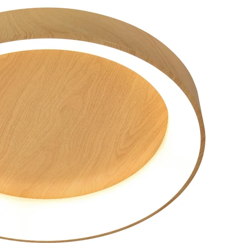 PLAFON LED 96 W REGULÁVEL COM BOTÃO DE COMANDO DE IMITAÇÃO DE MADEIRAHARALD