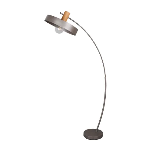 CANDEEIRO DE PÉ METAL NÍQUEL ANTIGO NIELS