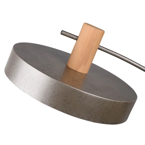 CANDEEIRO DE PÉ METAL NÍQUEL ANTIGO NIELS