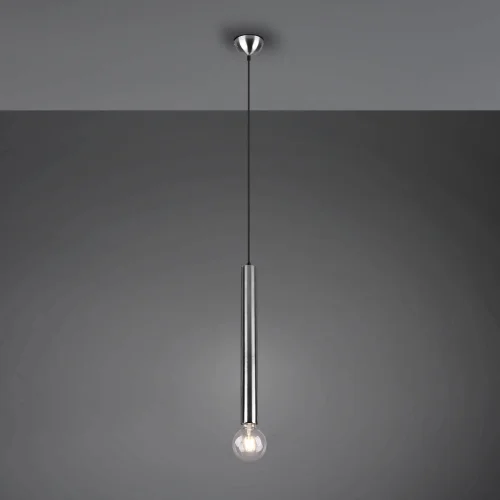 CANDEEIRO DE TECTO 1 LUZ METAL NÍQUEL MATE SULLIVAN