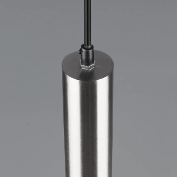 CANDEEIRO DE TECTO 1 LUZ METAL NÍQUEL MATE SULLIVAN