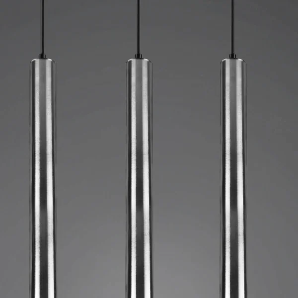 CANDEEIRO DE TECTO 4 LUZES NÍQUEL METAL MATE SULLIVAN