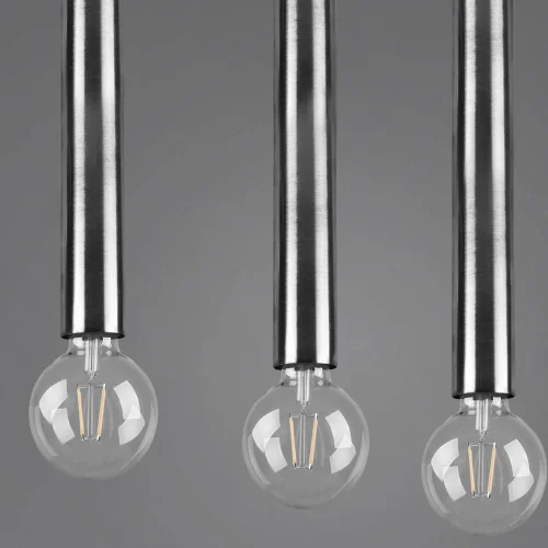 CANDEEIRO DE TECTO 4 LUZES NÍQUEL METAL MATE SULLIVAN