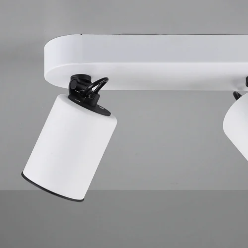 HOLOFOTES 2 LUZES DE METAL BRANCO GU10 WERNER