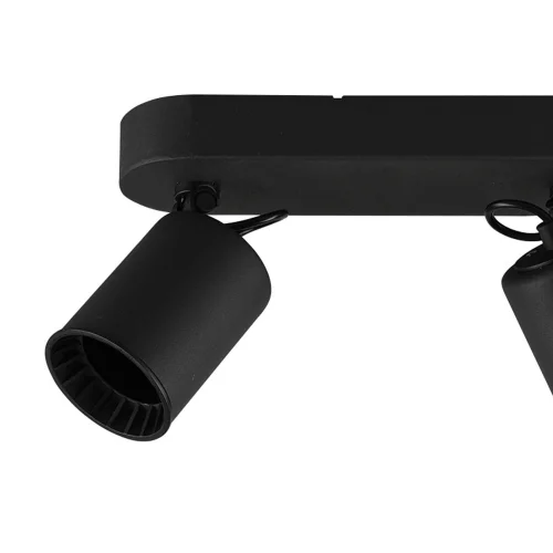 HOLOFOTES 3 LUZES DE METAL PRETO GU10 WERNER