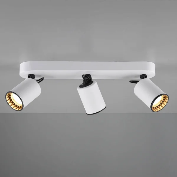 HOLOFOTES 3 LUZES METAL BRANCO GU10 WERNER