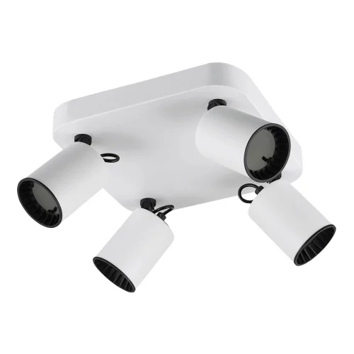 HOLOFOTES 4 LUZES DE METAL BRANCO GU10 WERNER